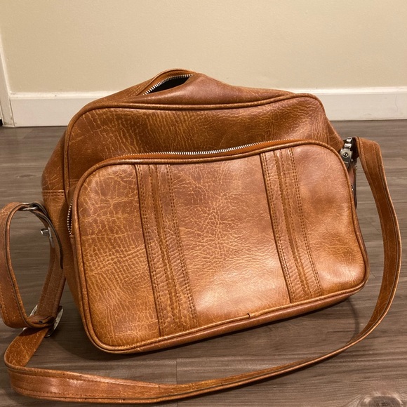Three Star brown leather bag - Picture 1 of 10